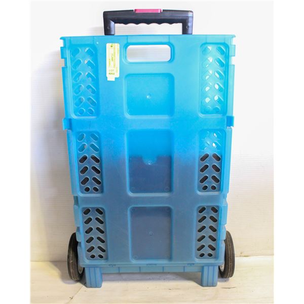 A DURABLE COLLAPSIBLE ROLLING CRATE