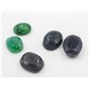 Image 1 : #138-NATURAL BLUE SAPPHIRE & EMERALD 73.55 CT