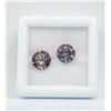 Image 1 : #221-NATURAL FIRE MYSTIC QUARTZ GEMSTONES 2.50CT