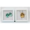 Image 1 : #250-NATURAL  AMETHYST 3.00CT & LEMON QZ 3.57CT