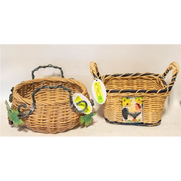HANDMADE WICKER BASKETS