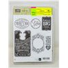 Image 1 : STAMPIN UP CHALK TALK STAMP SET WITH FLAMELITS