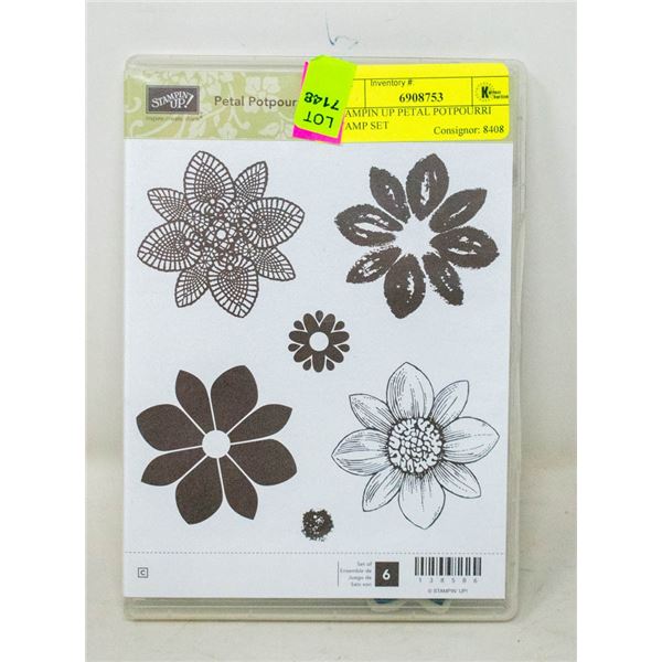 STAMPIN UP PETAL POTPOURRI STAMP SET