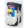 Image 1 : 6 NEW PAIR OF LEATHER WORK GLOVES
