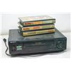 Image 1 : SONY VCR WITH 3 DISNEY CLASSIC VHS'