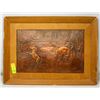 Image 1 : VINTAGE COPPER ARTWORK 17"X24"