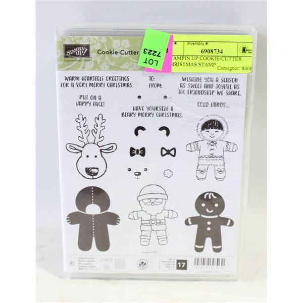 STAMPIN UP COOKIE-CUTTER CHRISTMAS STAMP