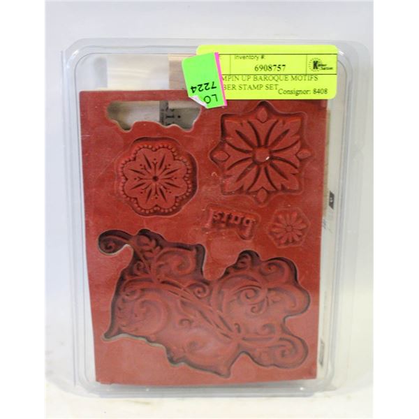 STAMPIN UP BAROQUE MOTIFS RUBBER STAMP SET