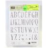 Image 1 : STAMPIN UP LETTERS FOR YOU STAMP SET