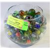 Image 1 : ESTATE- VASE OF ASSORTED MARBLES