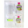 Image 1 : 4X 1.5L NAYASA PLASTIC CONTAINERS