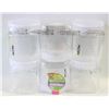 Image 1 : 6X 1L NAYASA PLASTIC CONTAINERS