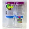 Image 1 : 4X 2.2L NAYASA PLASTIC CONTAINERS