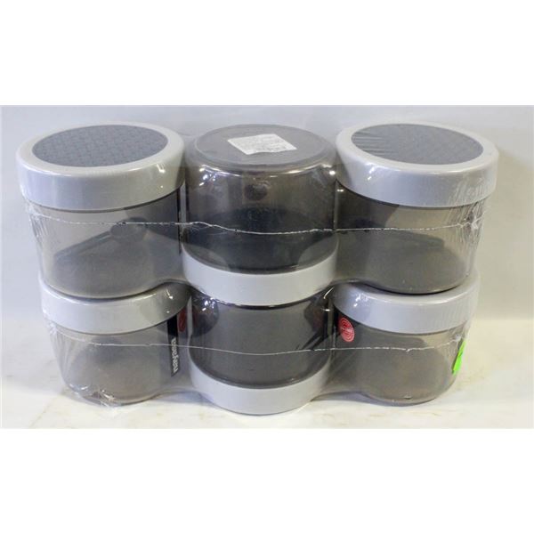 6X 750ML NAYASA PLASTIC CONTAINERS
