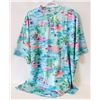 Image 1 : UNISEX TROPICAL FLAMINGO PRINT SHIRT XXL NEW
