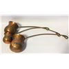Image 1 : 3 COPPER LIQUOR DIPPERS