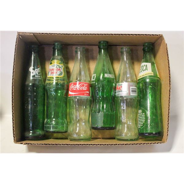 LOT OF VINTAGE COCA COLA COLLECTOR BOTTLES