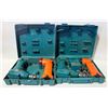 Image 1 : SET OF 2 MAKITA CORDLESS DRILLS, BATTERIES AND