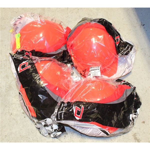 4 NEW DYNAMIC- HARD HATS