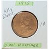 Image 2 : 27)  CANADIAN 1915 LARGE PENNY.