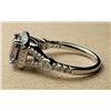Image 2 : 9) CUSHION CUT MYSTIC TOPAZ HALO STYLE RING