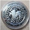 Image 2 : 21)  ENCAPSULATED SILVER TONE WITH BLACK ENAMEL