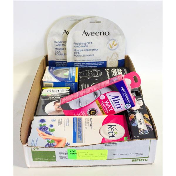 FLAT OF LADIES SELF CARE ITEMS
