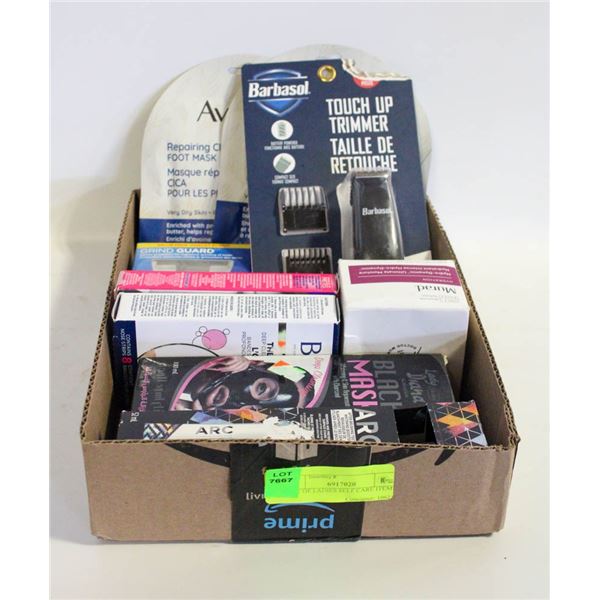 FLAT OF LADIES SELF CARE ITEMS