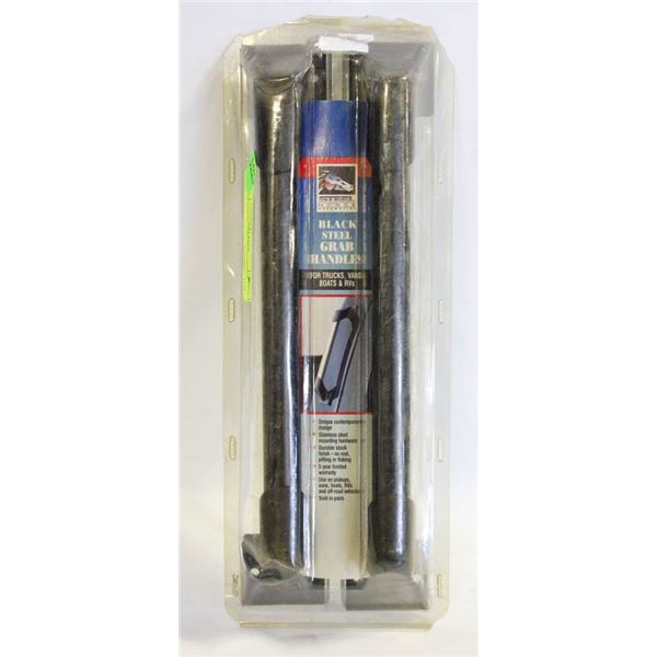 BLACK STEEL GRAB HANDLES