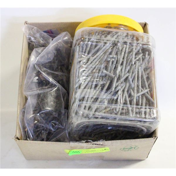 GALVANIZED FINISHING NAILS 3.5" DRYWALL SCREWS