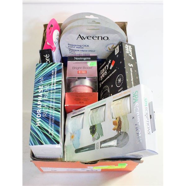 FLAT OF LADIES SELF CARE ITEMS