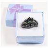 Image 1 : NEW 3 PIECE GREEN/BLUE RHINESTONE SIZE 7 STACKING