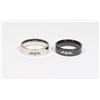 Image 1 : NEW BAT THEME COUPLES STAINLESS STEEL RINGS SIZE 8
