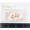 Image 1 : NEW FAUX PEARL AND RHINESTONE CAT THEME STUD