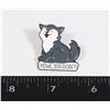 Image 1 : NEW PUNNY ANIMAL LAPEL PIN. HOWL YOU DOIN'?