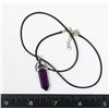 Image 1 : NEW SYNTHETIC AMETHYST REPLICA HEXAGONAL STONE