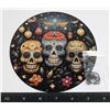 Image 1 : NEW SUGAR SKULL THEME HANGING WINDOW LIGHT