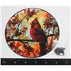 Image 1 : NEW CARDINAL BIRD THEME HANGING WINDOW LIGHT