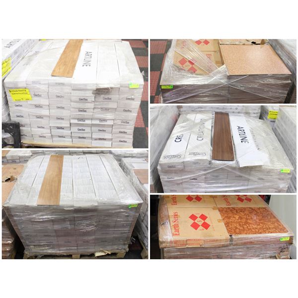 FEATURED PALLETS OF FLOORING
