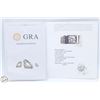 Image 3 : #2598-1.00 CT GRA CERTIFIED ROUND BRILLIANT CUT
