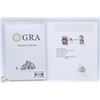 Image 2 : #2609 -2.00 CT TW CT GRA CERTIFIED ROUND BRILLIANT