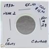 Image 1 : CDN 5 CENT COLLECTION 1932 COIN