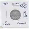 Image 1 : CDN 5 CENT COLLECTION 1927 COIN