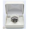 Image 1 : SALSA DANCER SKULL BIKER RING SZ 12