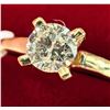 Image 1 : BZ2286-35D 10K 1.8G NATURAL DIAMOND 0.29CT RING