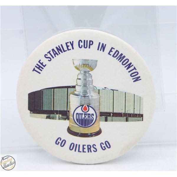 EARLY VINTAGE OILERS STANLEY CUP PIN