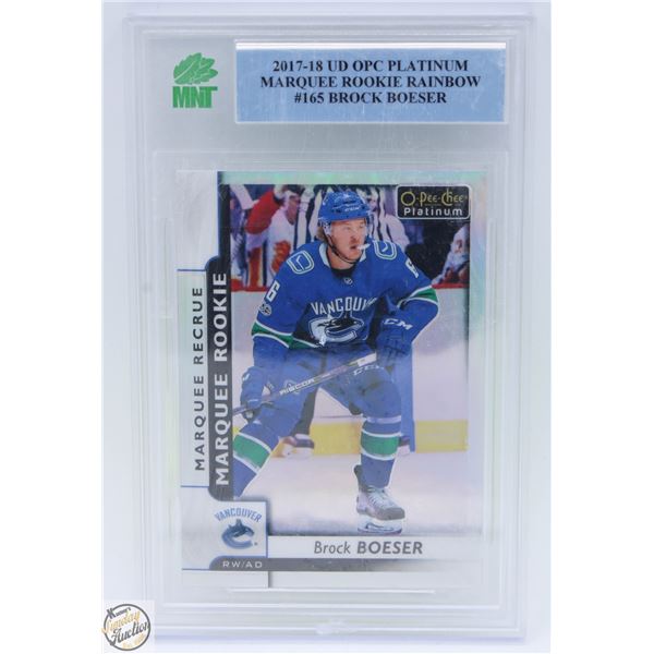 BROCK BOESER MARQUEE ROOKIE CARD