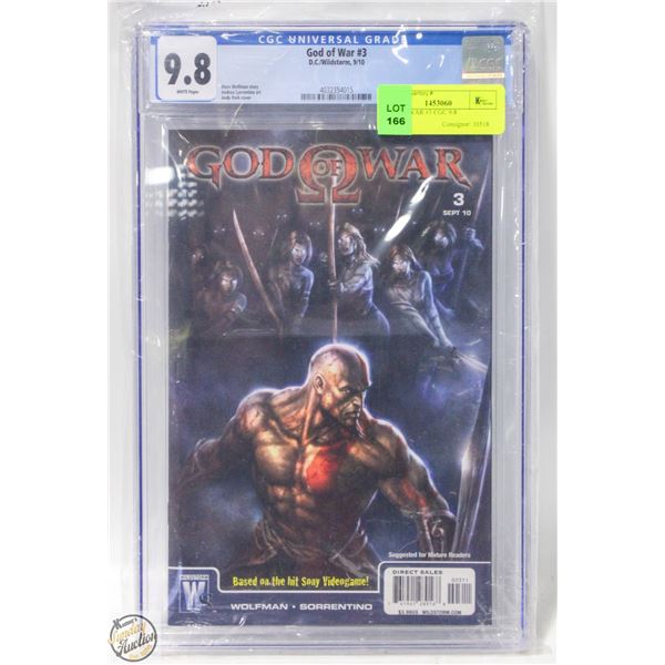 GOD OF WAR #3 CGC 9.8
