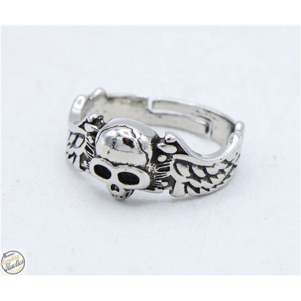 HARLEY DAVIDSON STYLE BIKER RING SIZE 7