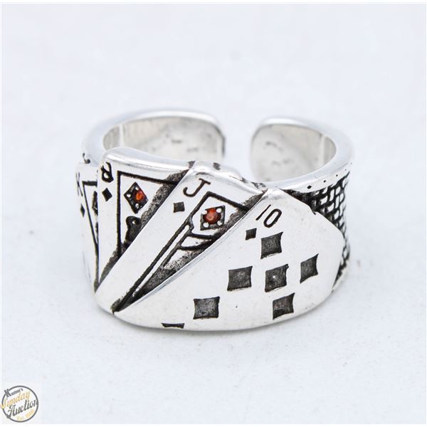 ROYAL CASINO STYLE RING SIZE 8